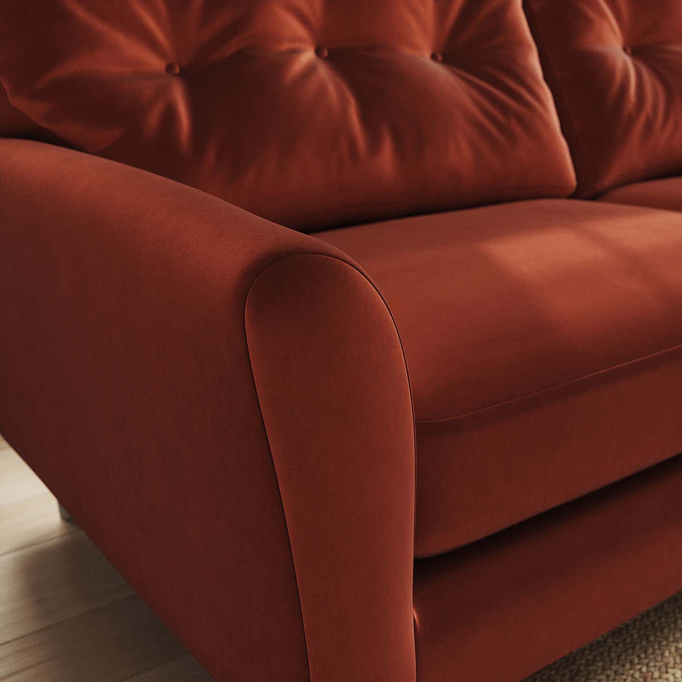 Sven Opulent Velvet 4 Seater Sofa