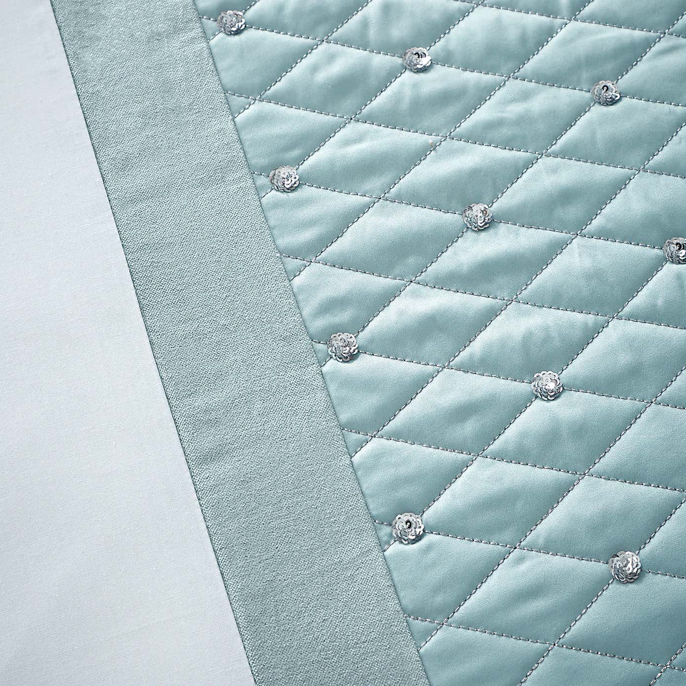 Catherine Lansfield Sequin Duvet Cover and Pillowcase Set