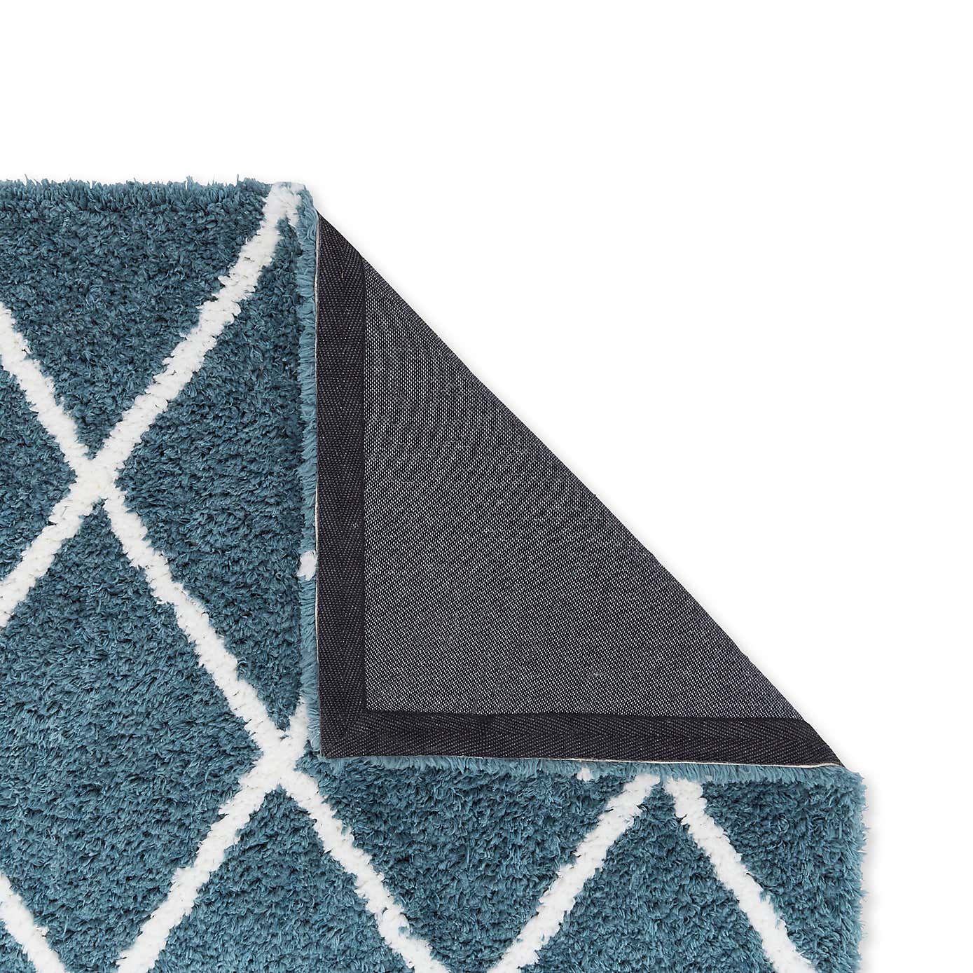 Diamond Berber Shaggy Rug