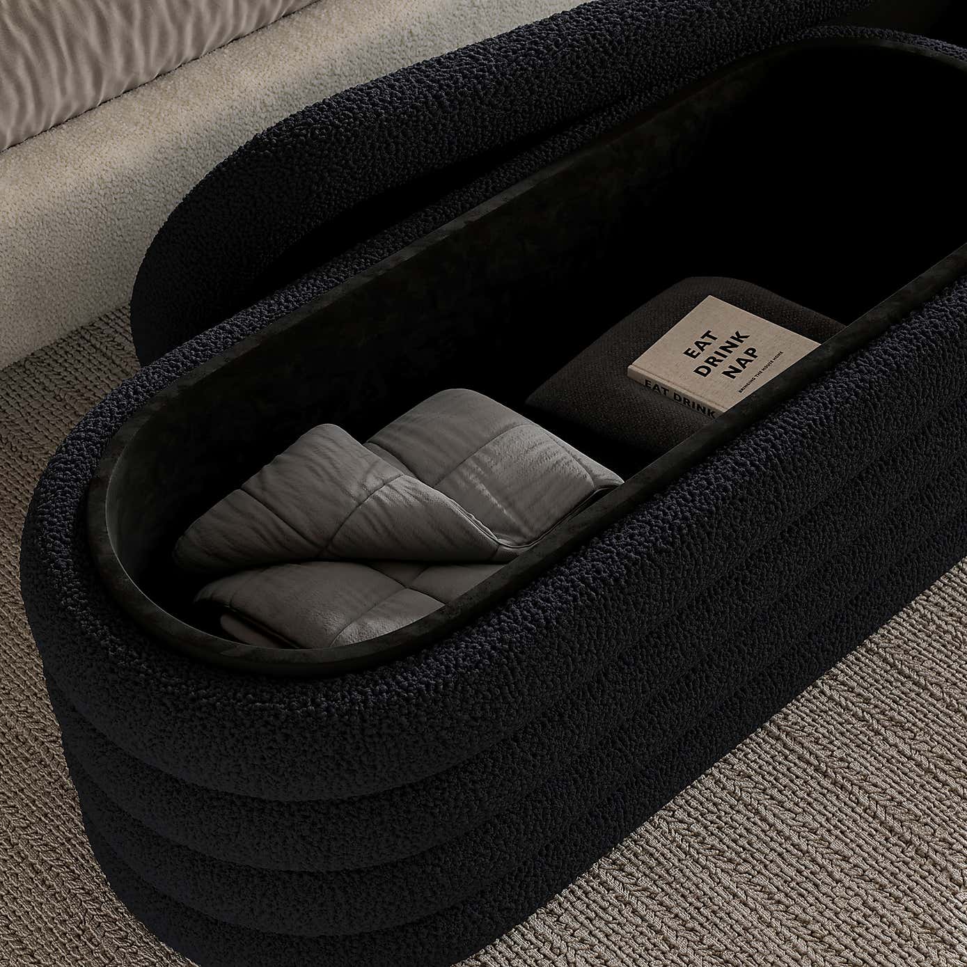 Murray Sherpa Storage Ottoman