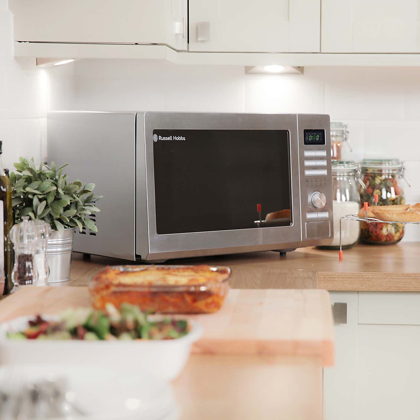 Russell Hobbs 30L Stainless Steel Digital Combination Microwave