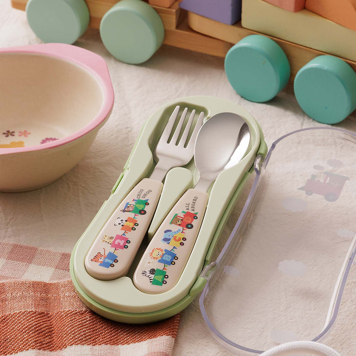 All Abroad 2 Piece Travel Cutlery Set