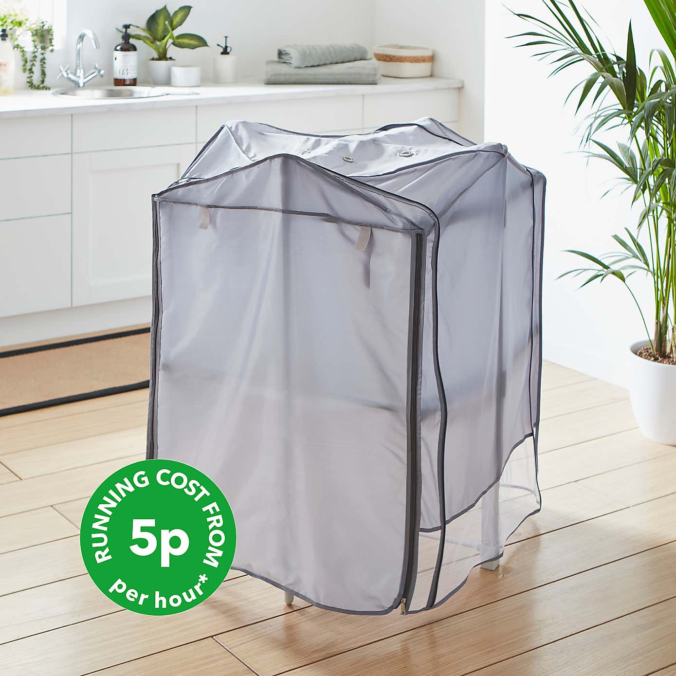 2 Tier Heated Airer and Cover