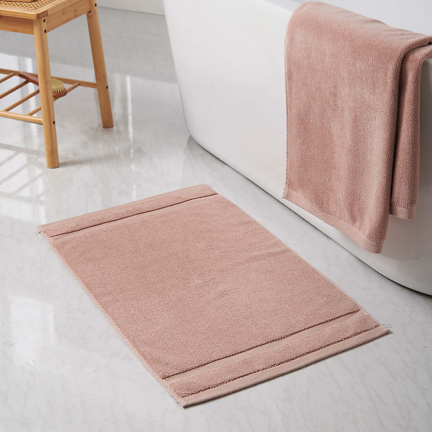 Turkish Luxury Heavyweight Cotton Bath Mat