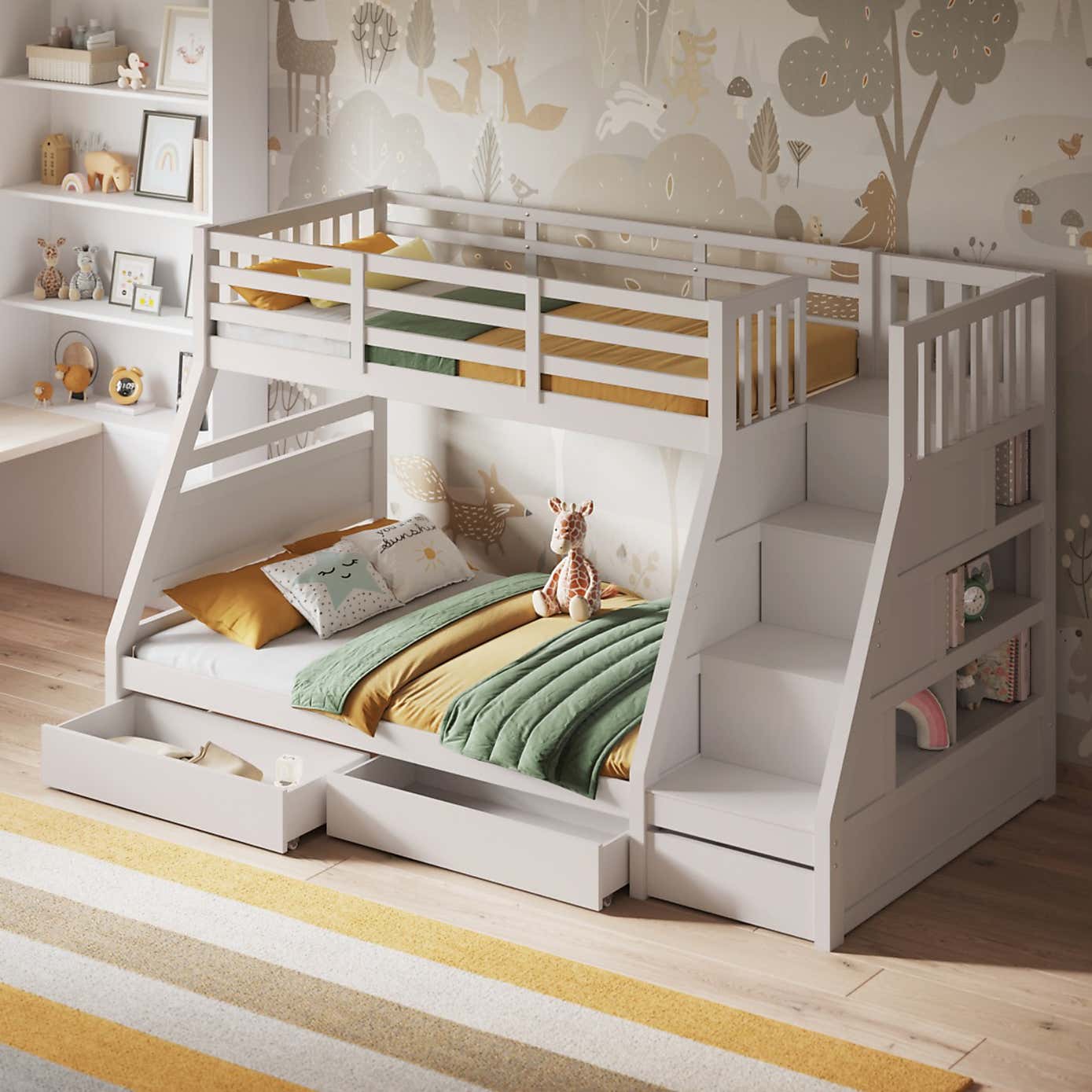 Lunar Triple Bunk Bed