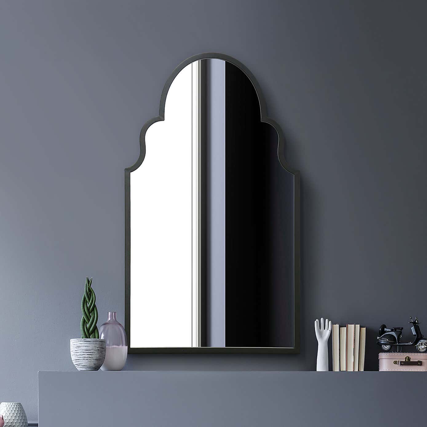 Arcus Crown Arched Indoor Outdoor Wall Mirror