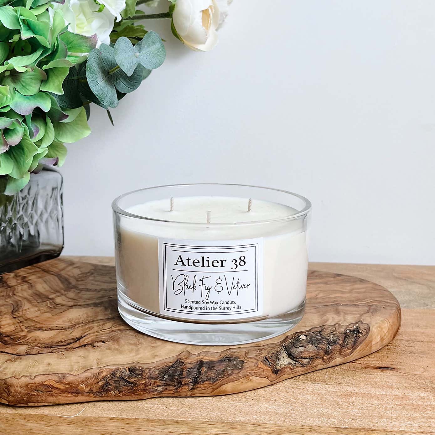 Atelier 38 Black Fig & Vetiver Large Multi Wick Candle