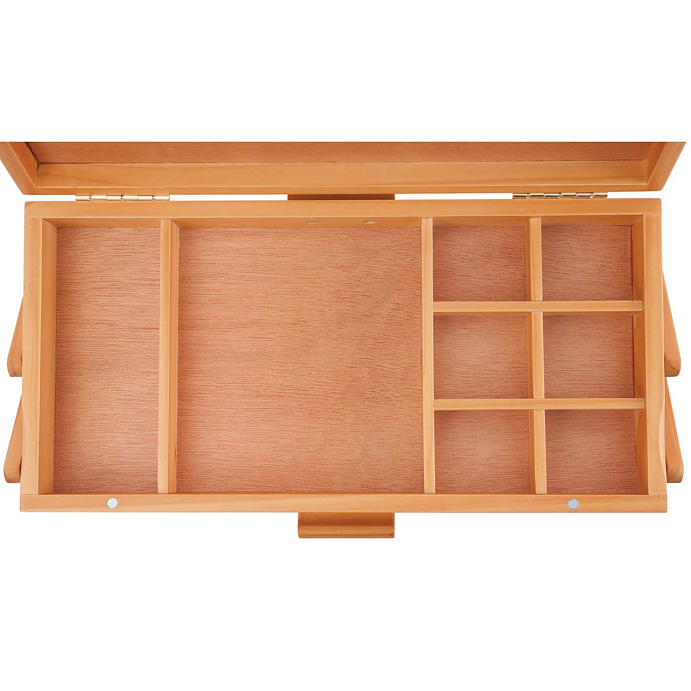 3 Tier Light Wood Cantilever Box