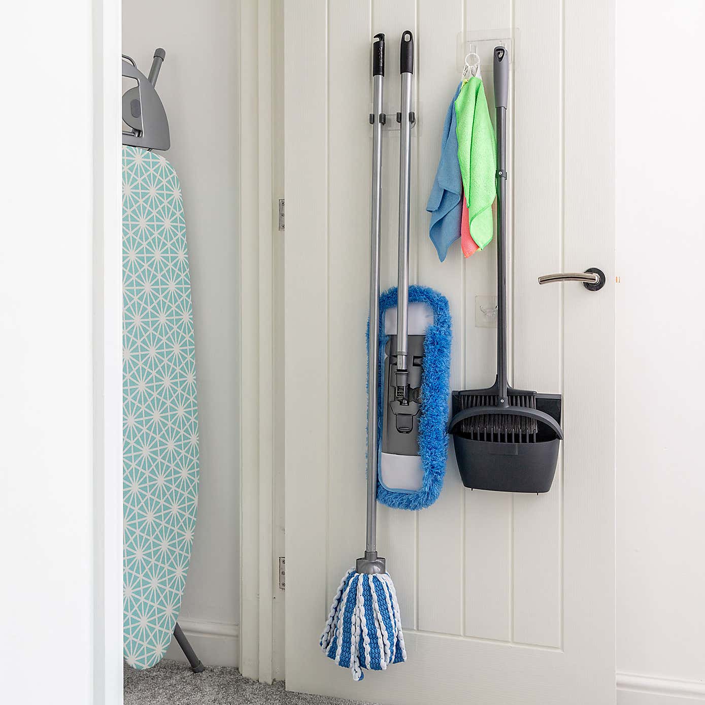 Addis Invisifix Double Broom Holder
