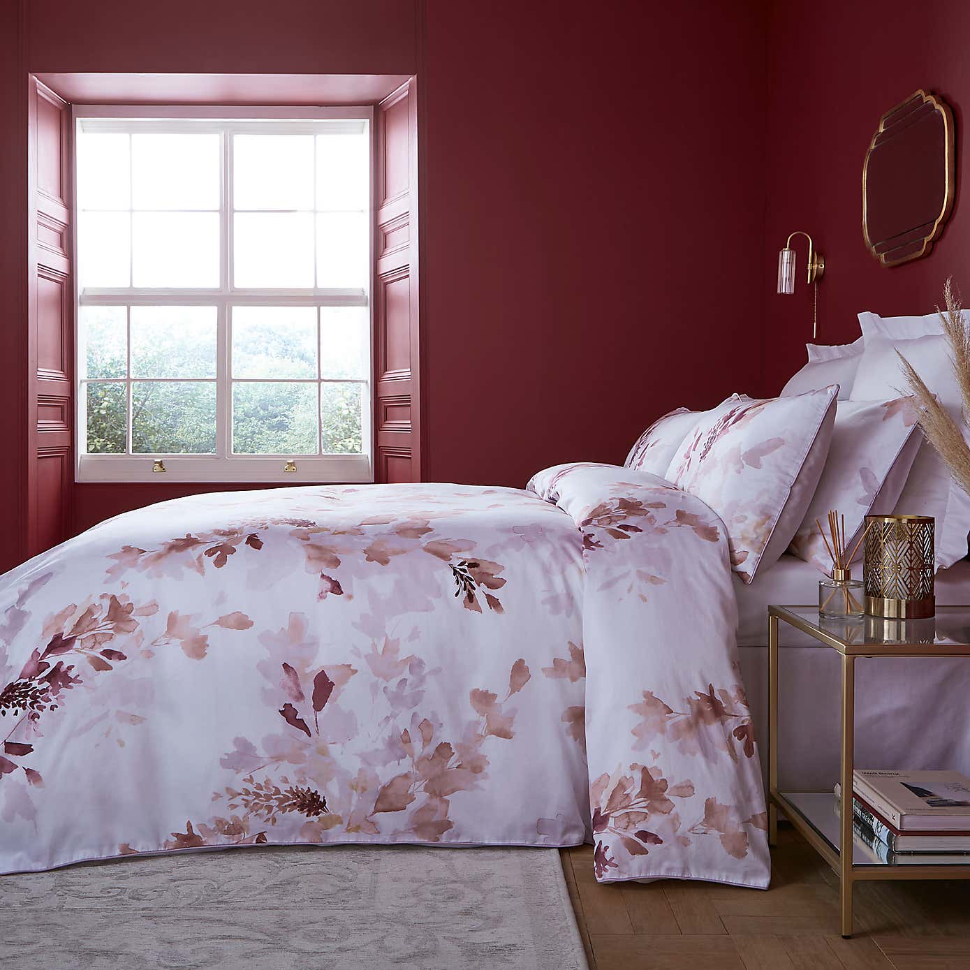 Dorma Georgiana 100% Cotton Duvet Cover and Pillowcase Set