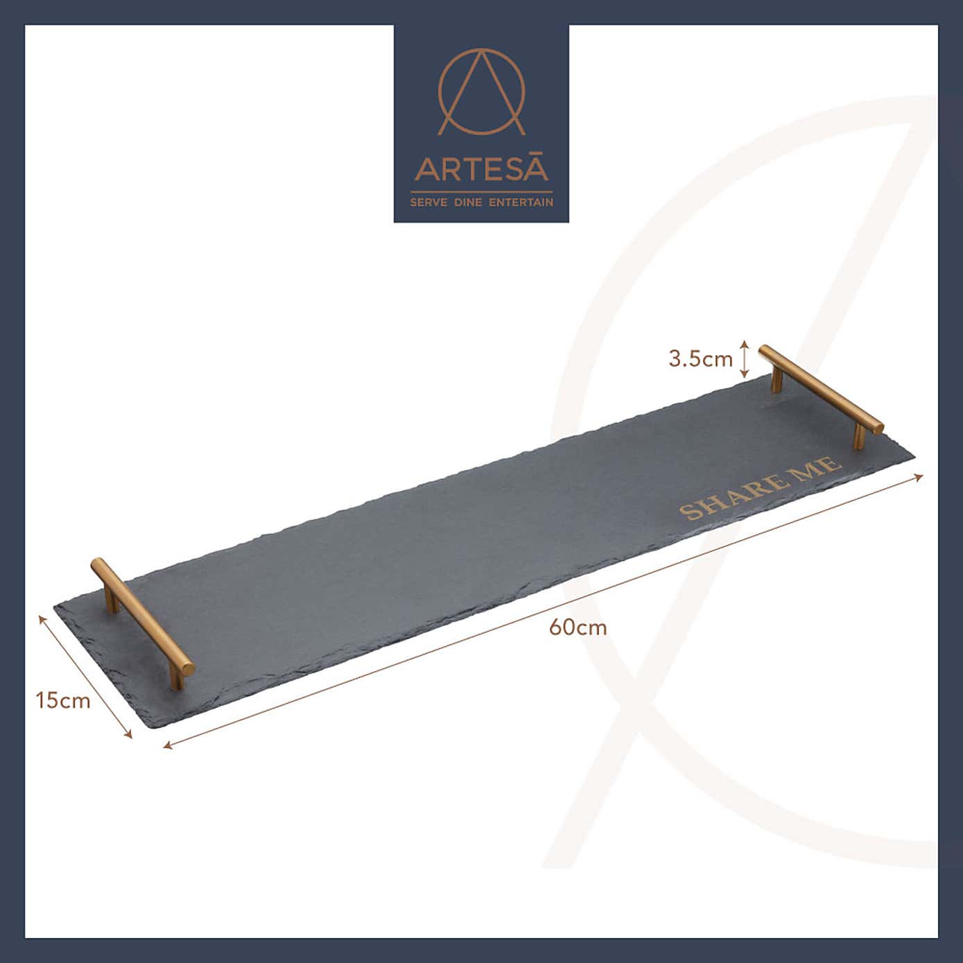 Artesà Rectangular Slate Platter