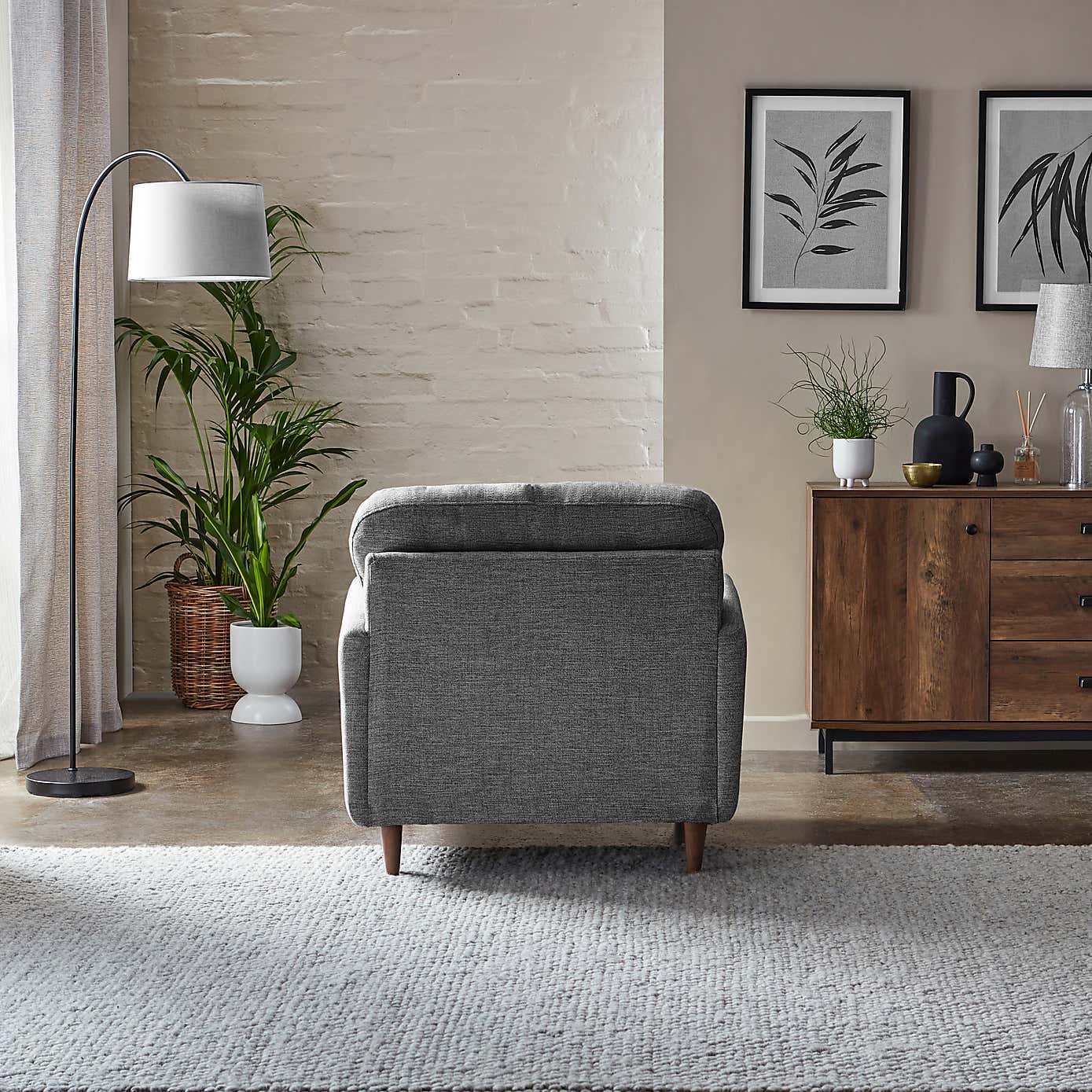 Sven Tonal Weave Snuggle Chair