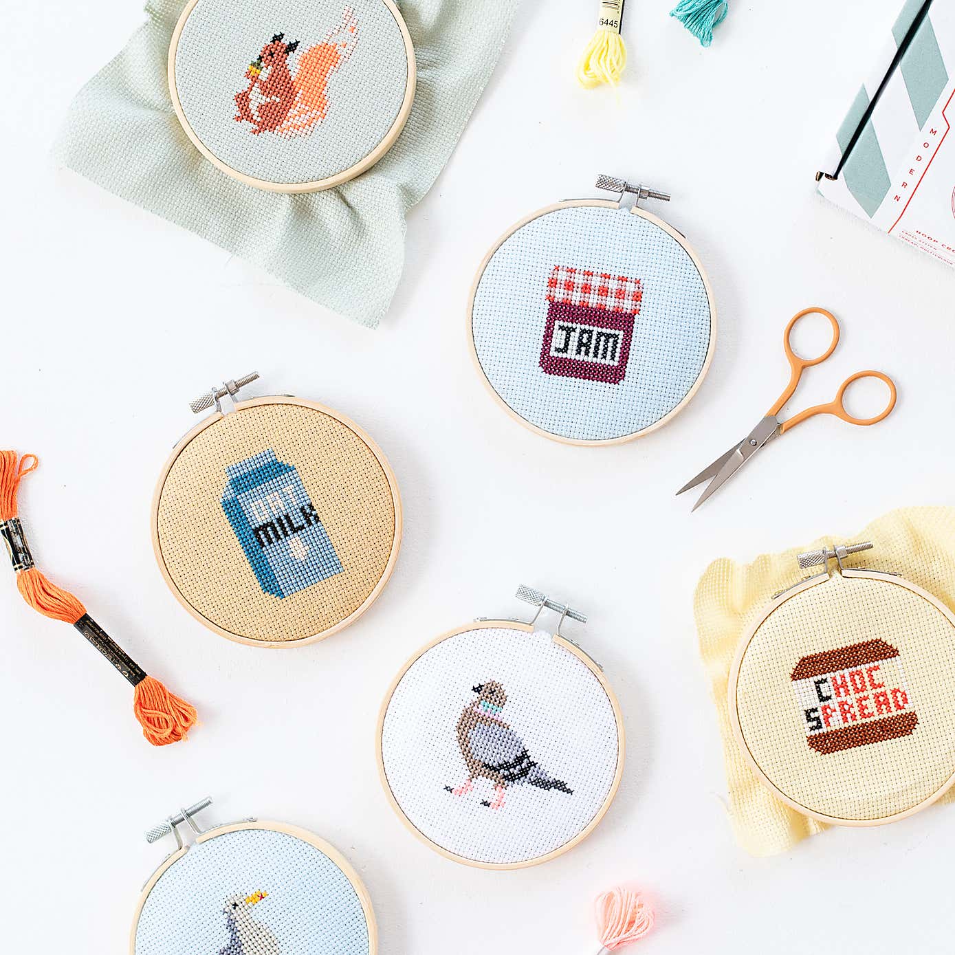 Cotton Clara Pigeon Cross Stitch Kit