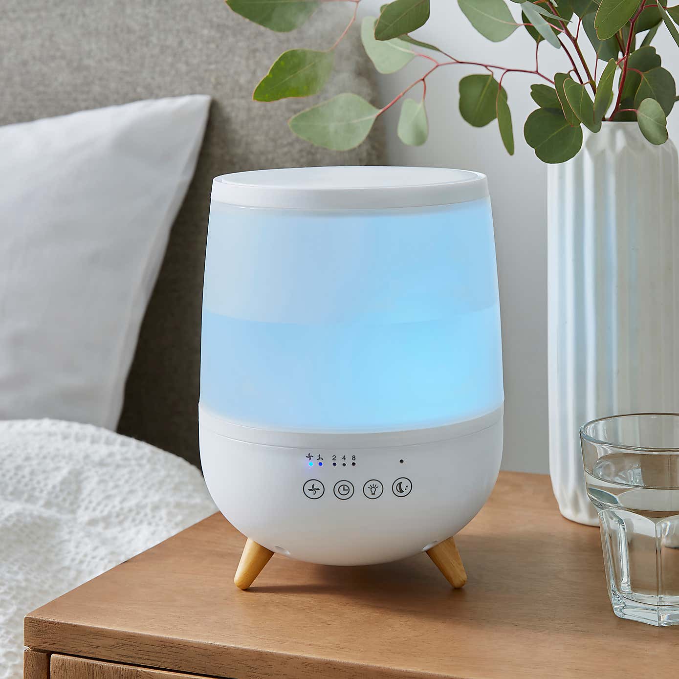 Humidifier Nightlight with Seven Colours