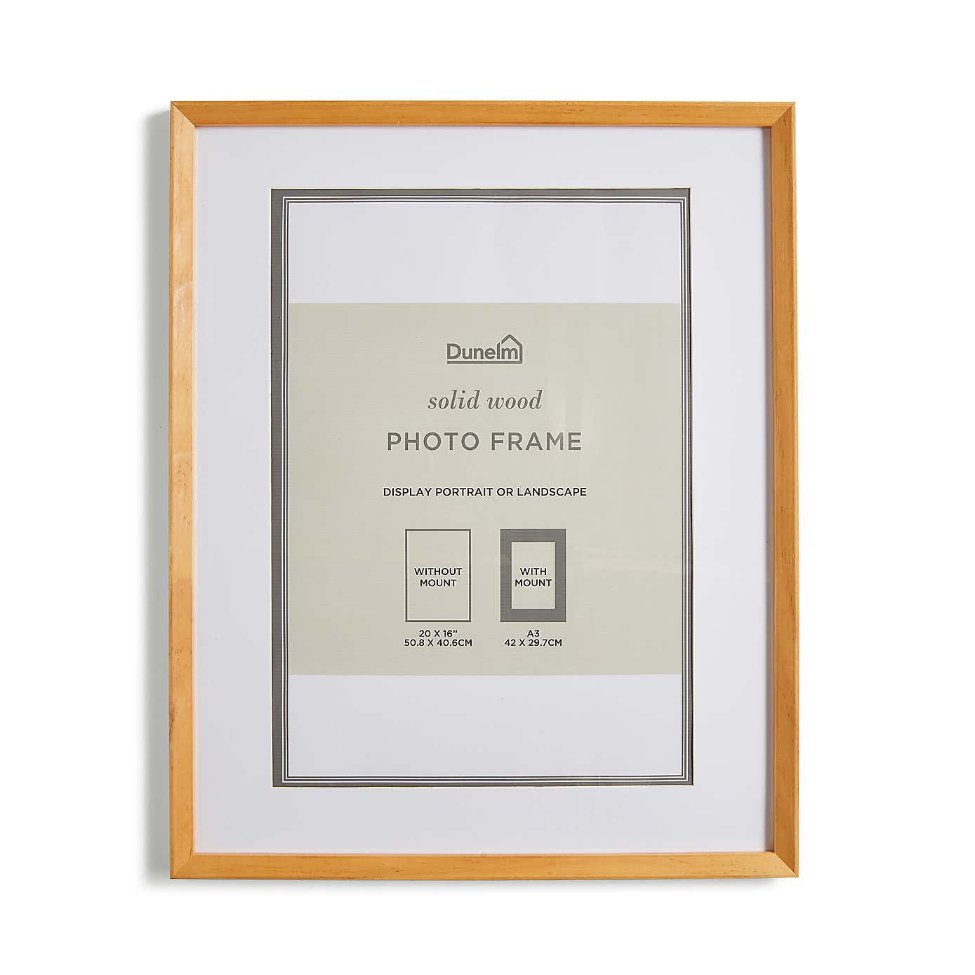 Solid Wood Edge Photo Frame
