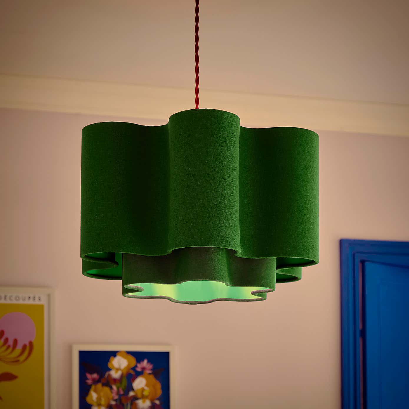 Sophie Robinson Wavy Two Tier Lamp Shade