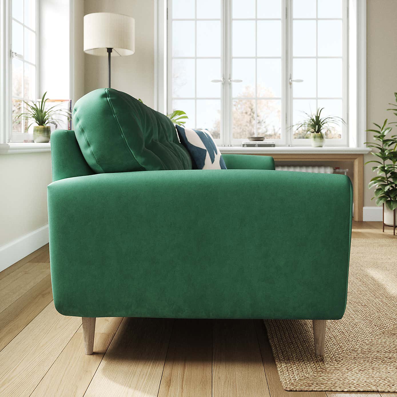 Sven Opulent Velvet 4 Seater Sofa