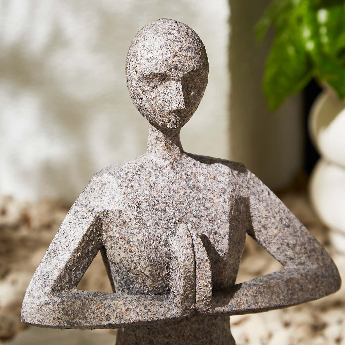 Yoga Posed Indoor Outdoor Ornament