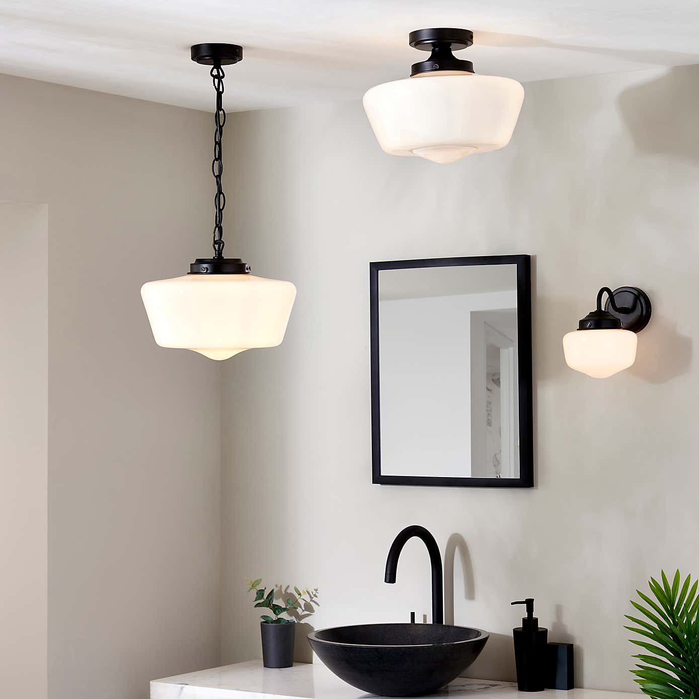 Mondez Bathroom 1 Light Pendant Ceiling Fitting
