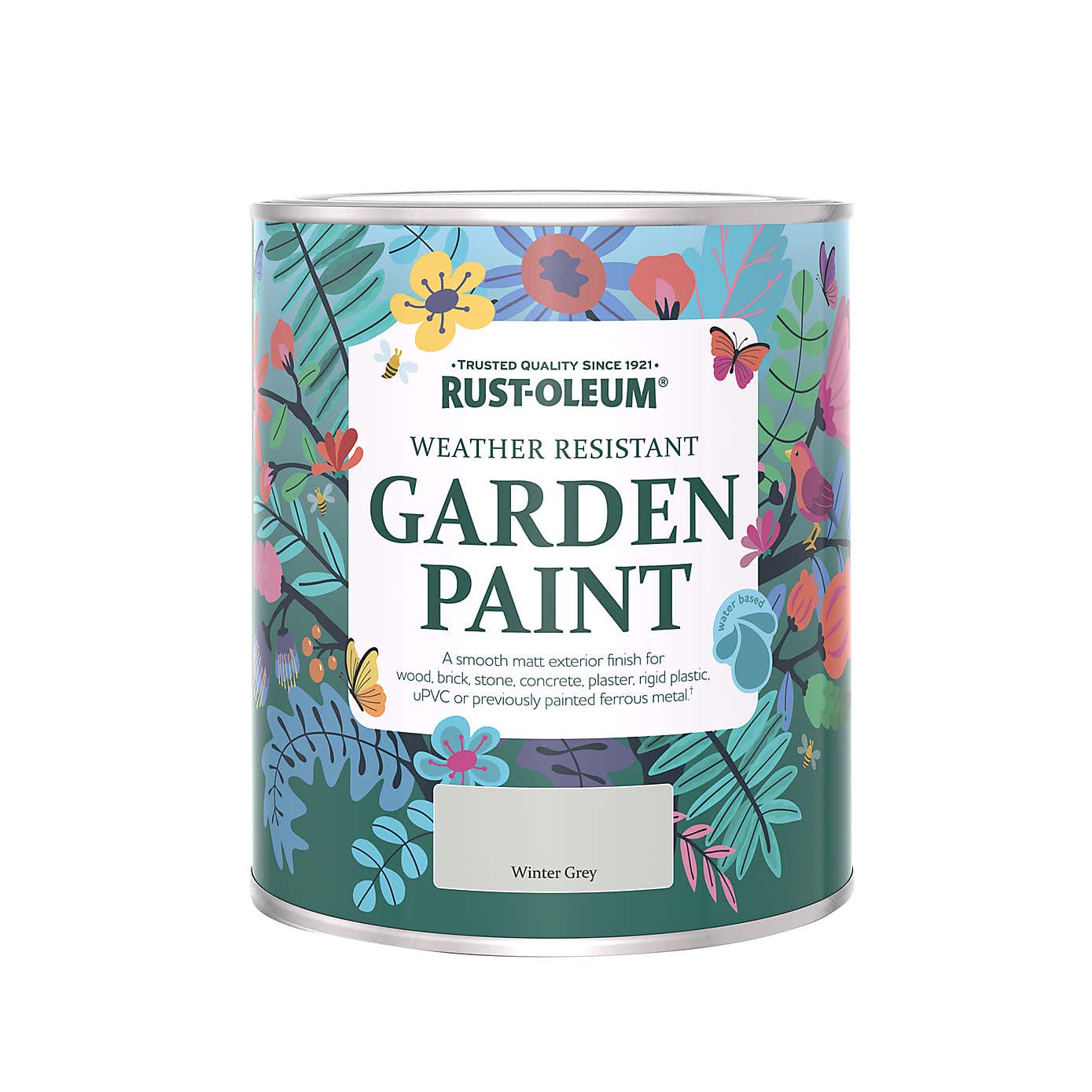 Rust-Oleum Winter Grey Matt Outdoor Paint