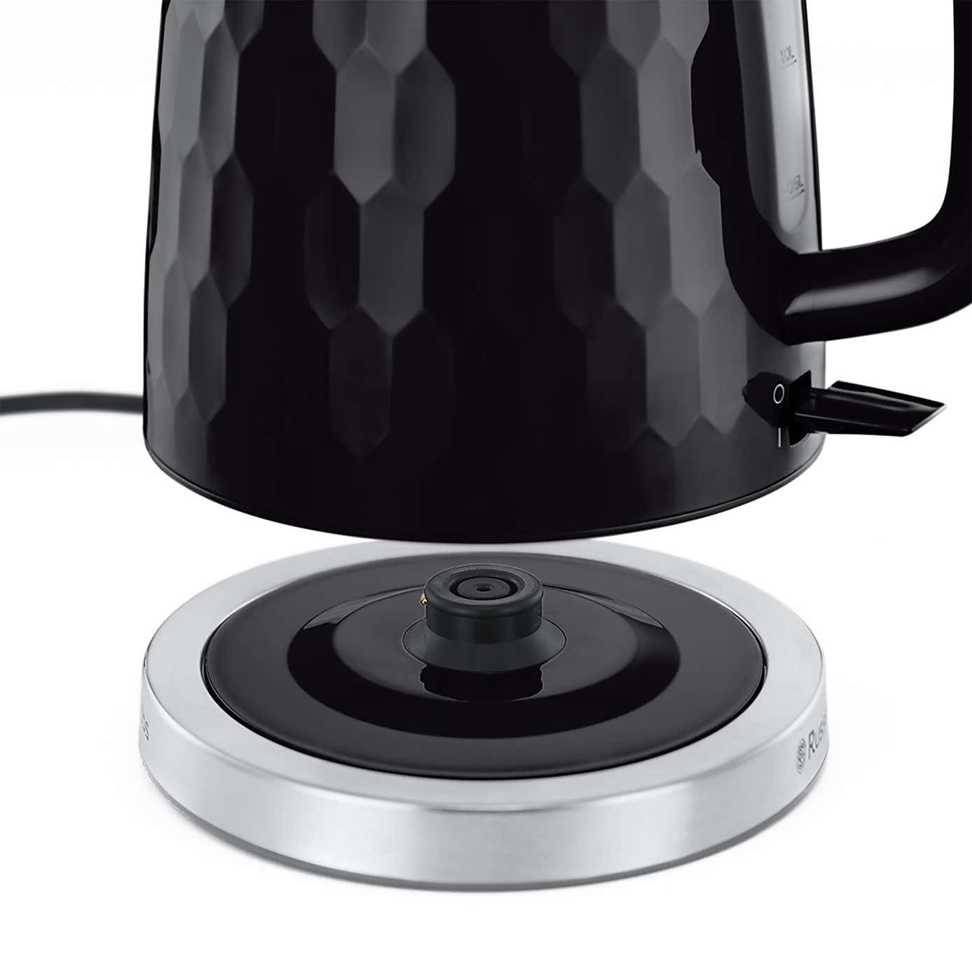 Russell Hobbs Honeycomb Kettle Black