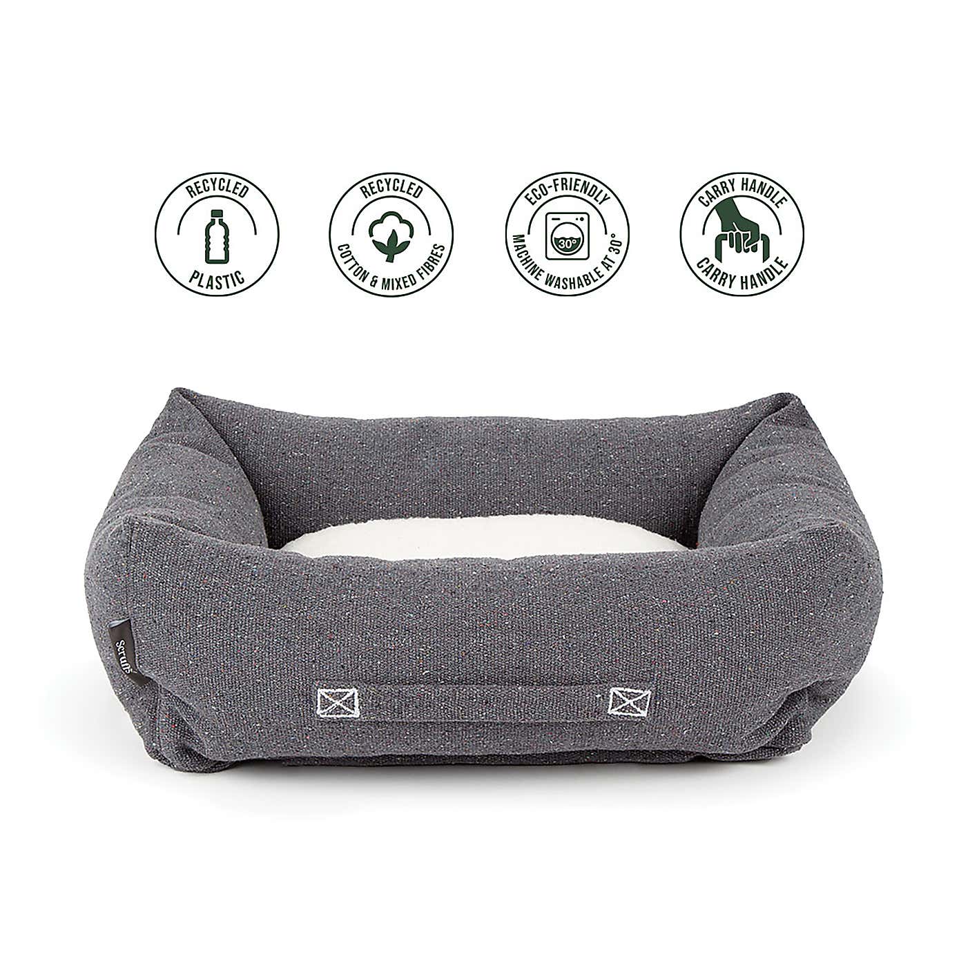 Scruffs 100% Recycled Eden Dog Box Bed