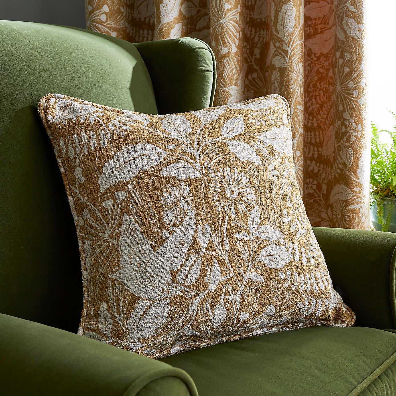 Meadow Starling Eyelet Curtains