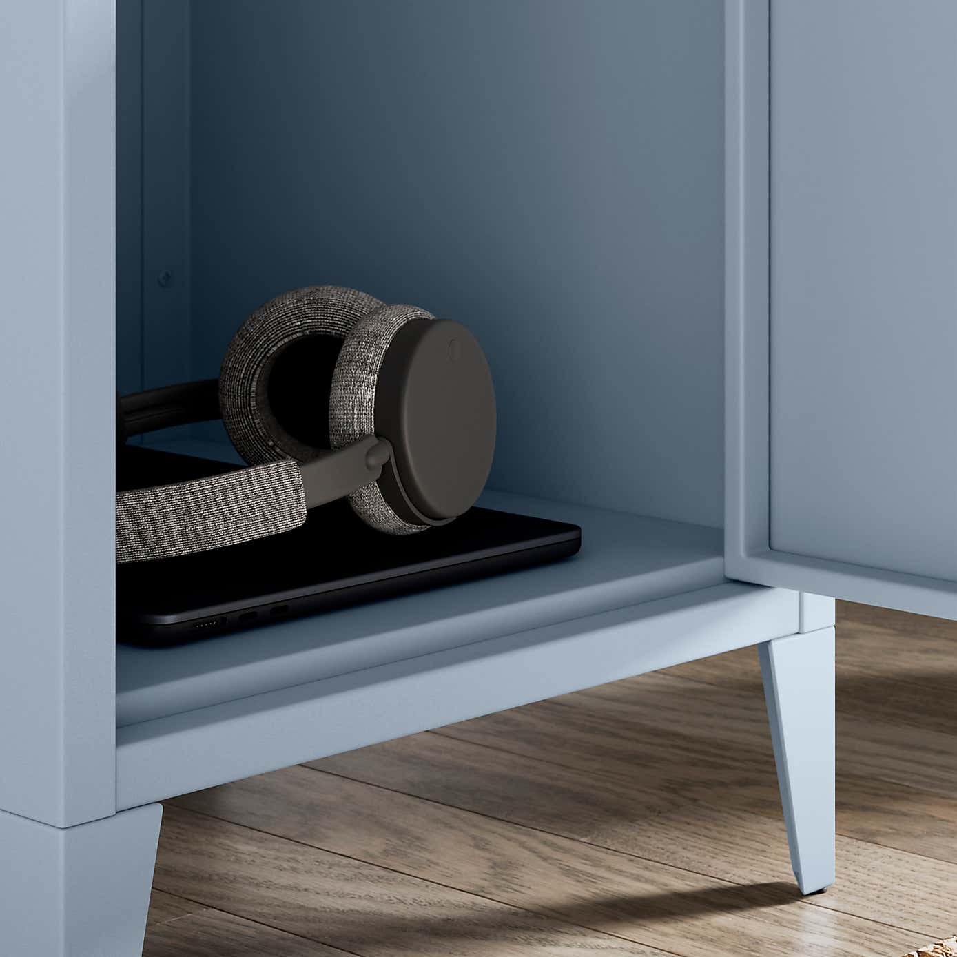Helga Metal Bedside Table