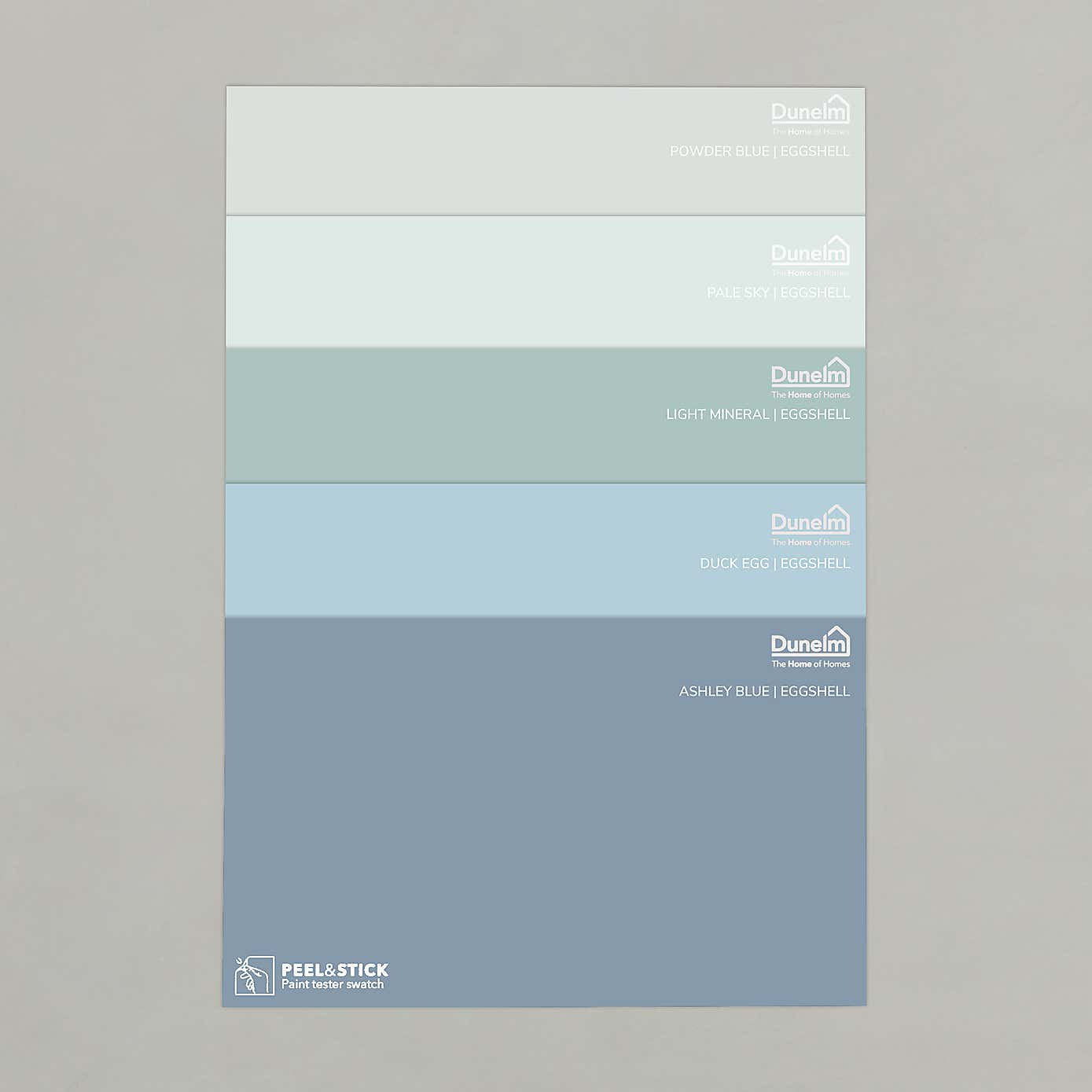 Eggshell Light Blue Paint Sample Bundle