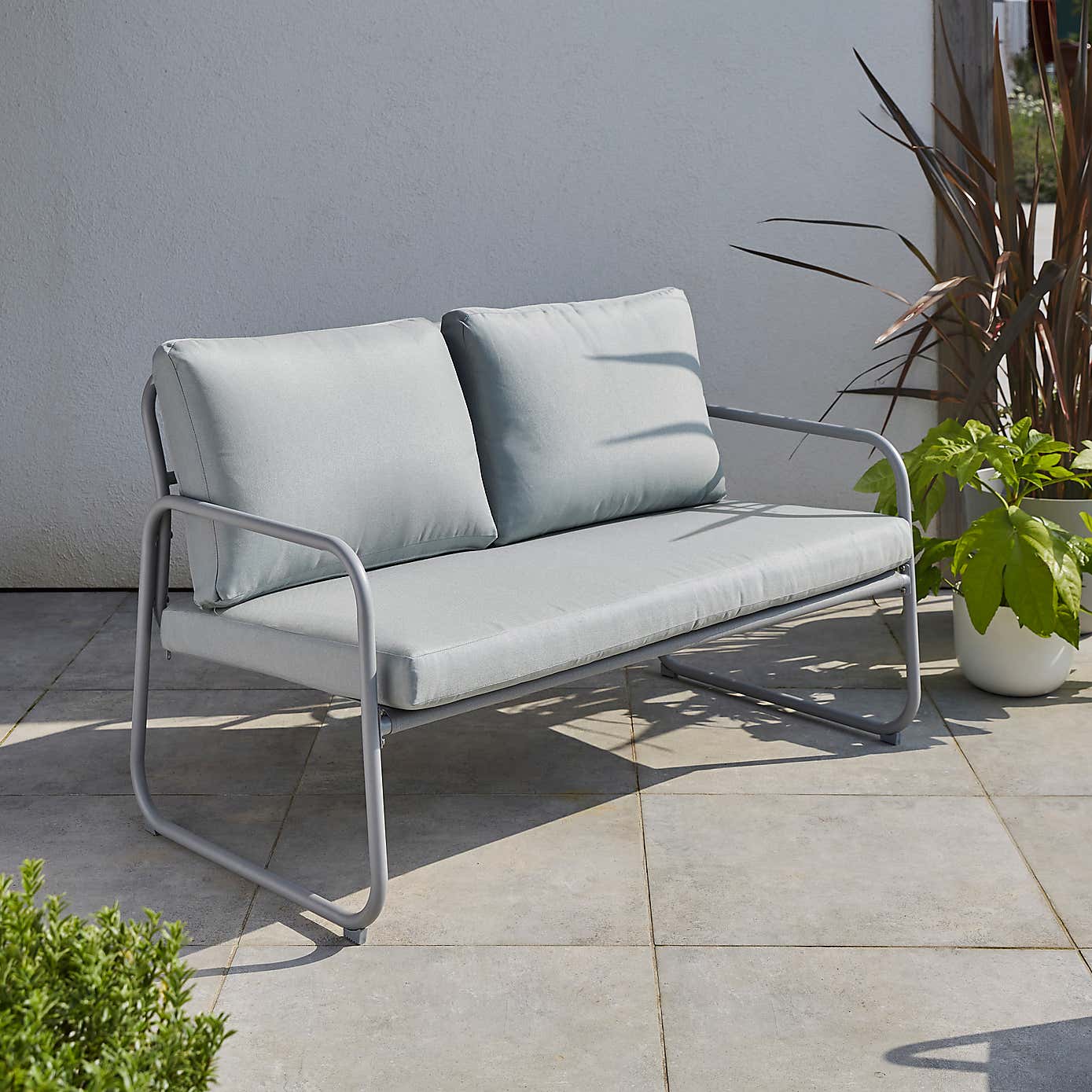 Grey Metal Conversation Set