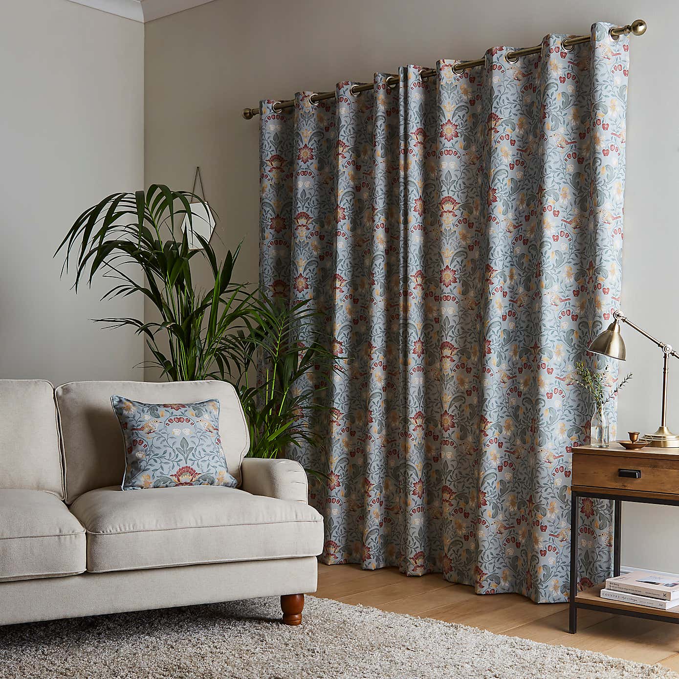 Ruskin Cotton Eyelet Curtains
