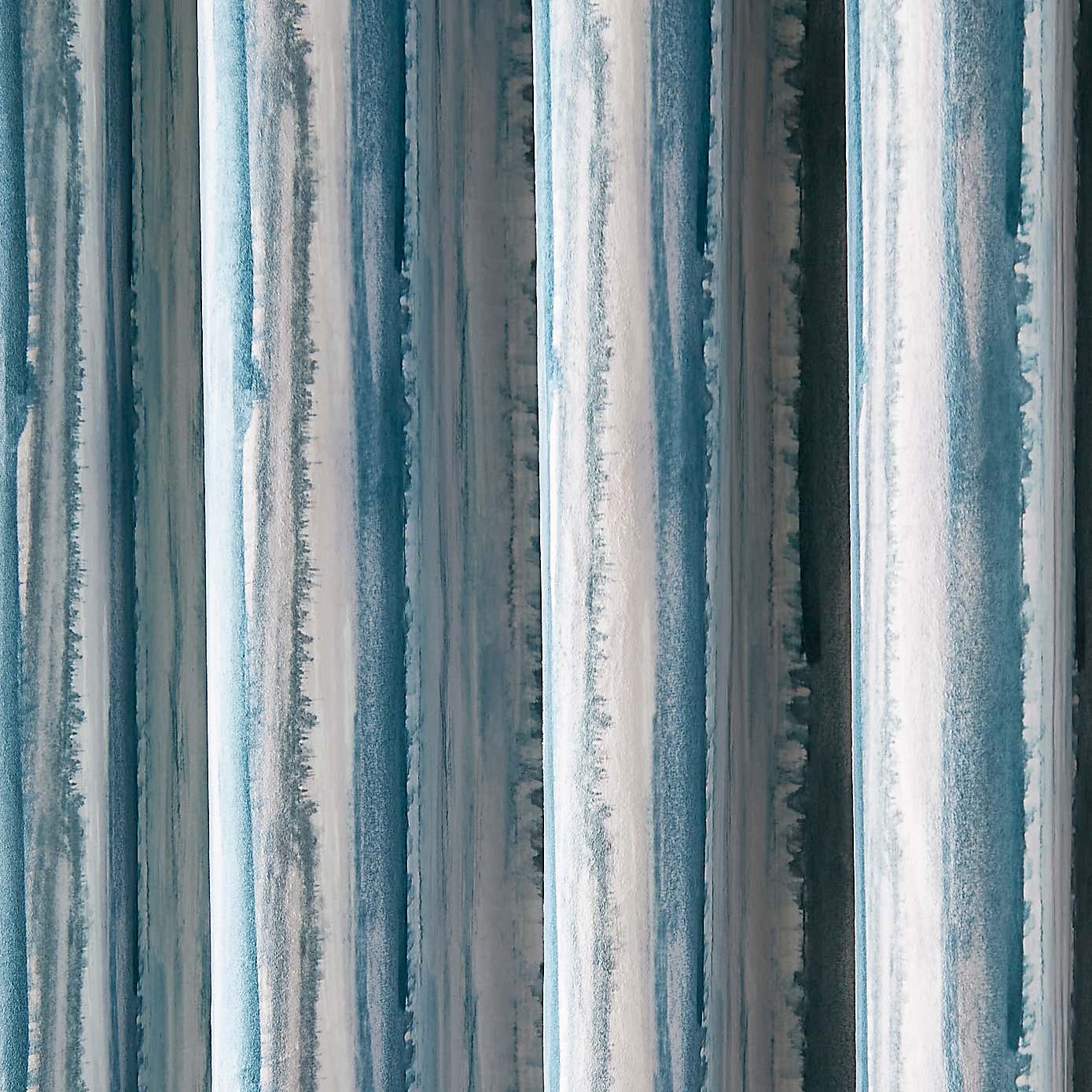 Watercolour Stripe Eyelet Curtains