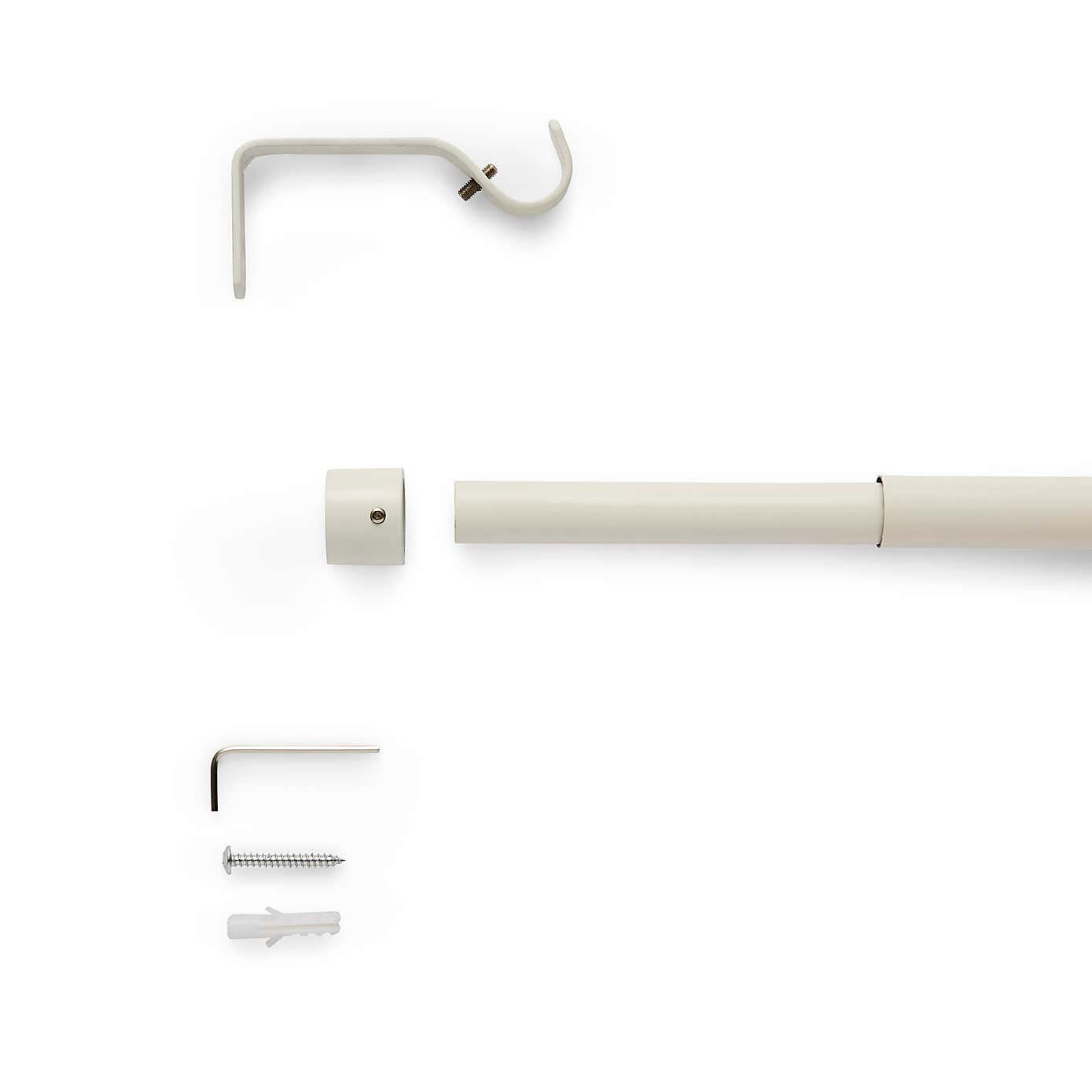 Stud Extendable Metal Curtain Pole