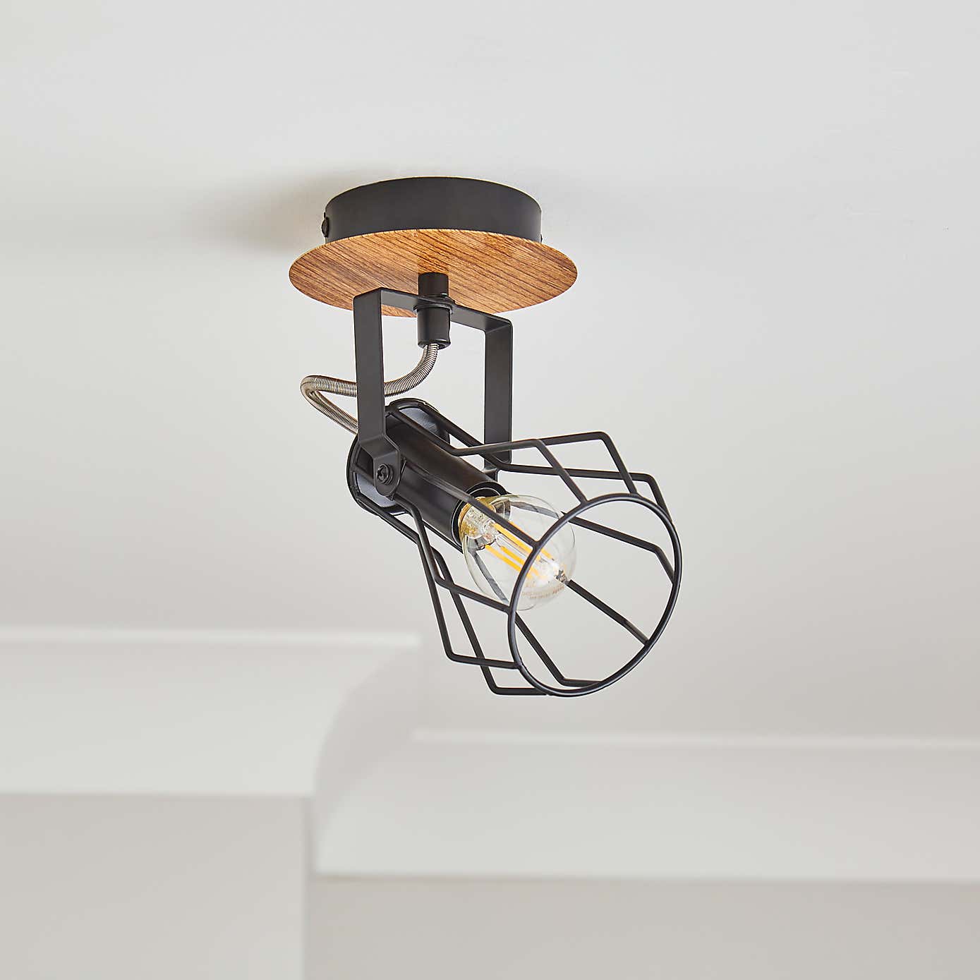 Fulton Industrial Dimmable Spotlight