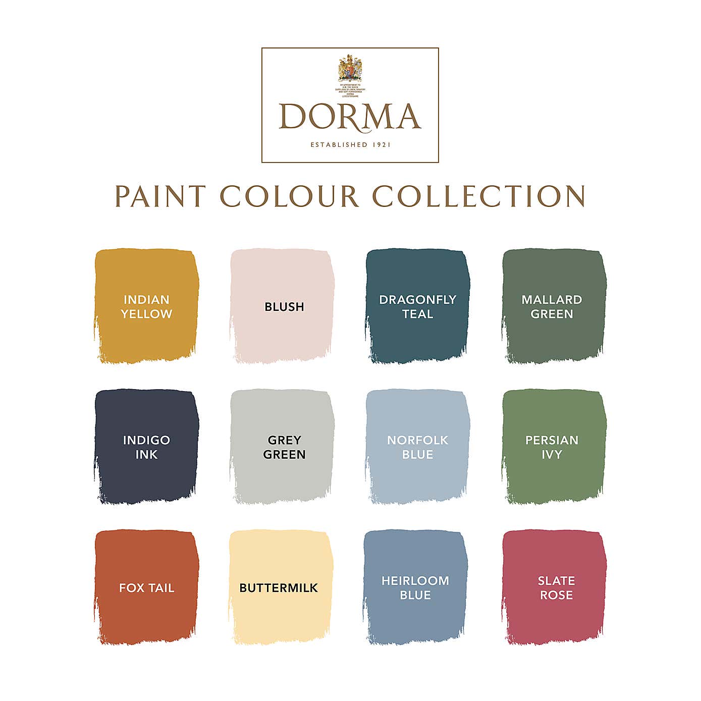 Dorma Ochre Matt Emulsion Paint