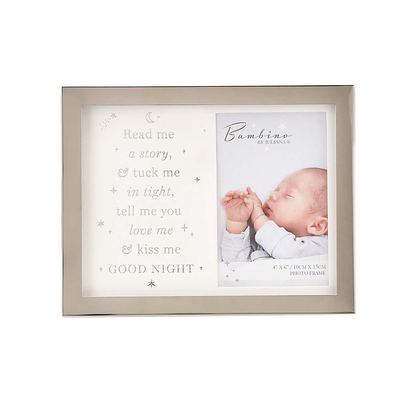 Bambino Metal Plated Read Me A Story Photo Frame