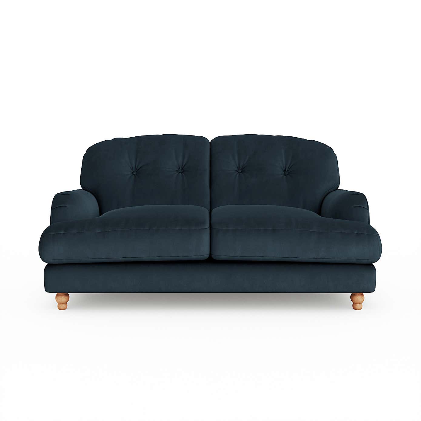 Martha Matte Plush Velvet 2 Seater Sofa