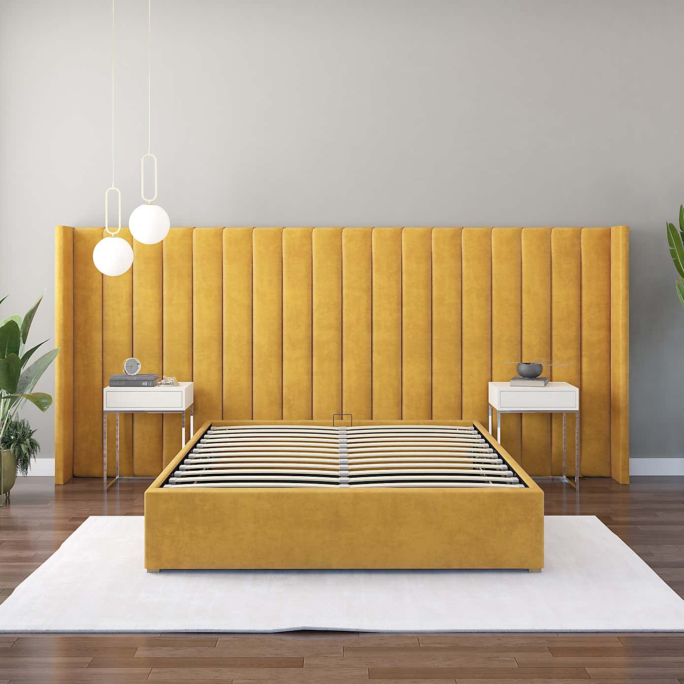 Grandeur Plush Velvet Headboard