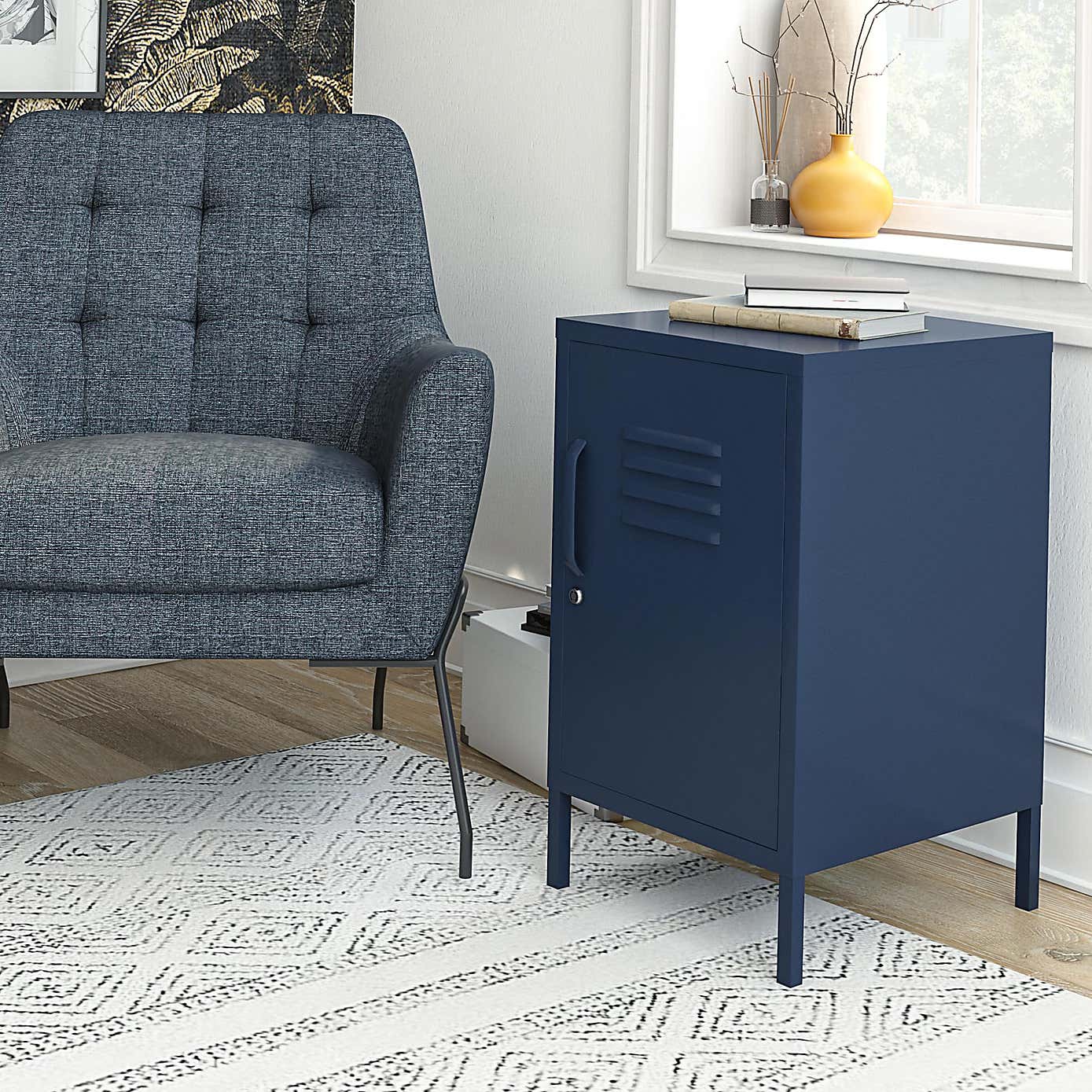 Bradford Metal Locker End Table