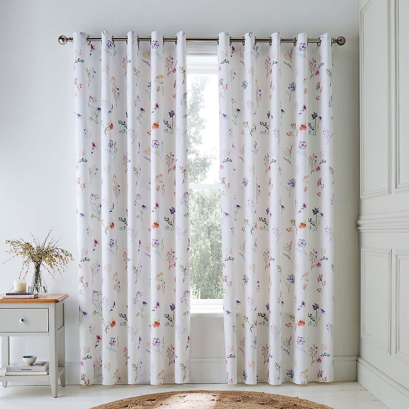 Springfield Floral Eyelet Curtains