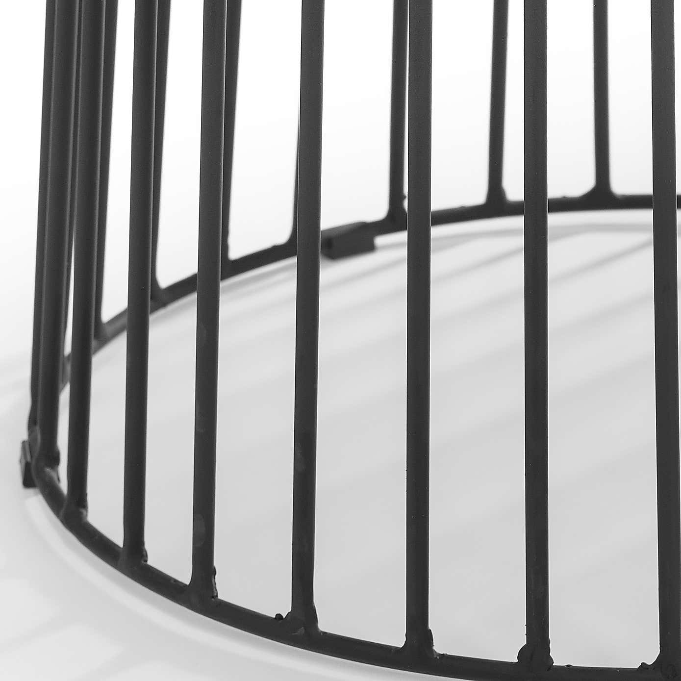 Broadway Round White Marble Lamp Table