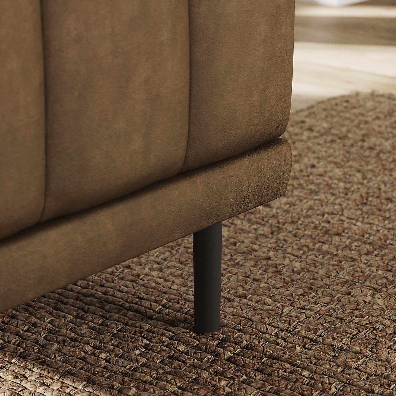 Amali Small Dining Bench, Faux Leather