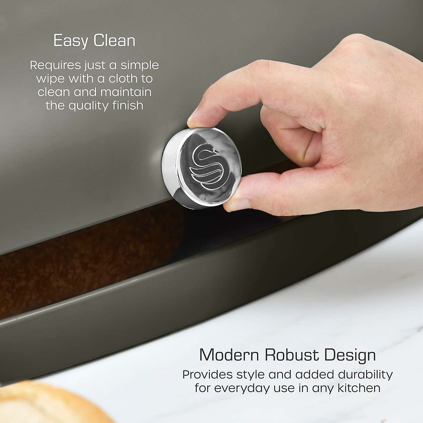 Swan Townhouse Bread Bin