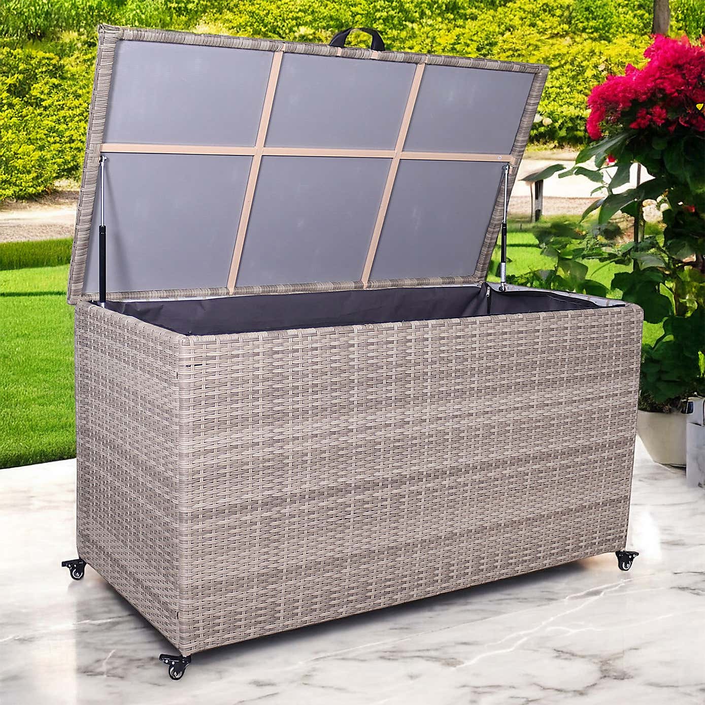 A.Mir Woven Cushion Storage Box, Small