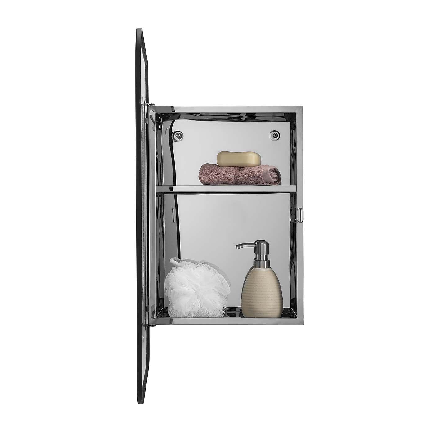 Croydex Metal Framed Bathroom Wall Cabinet