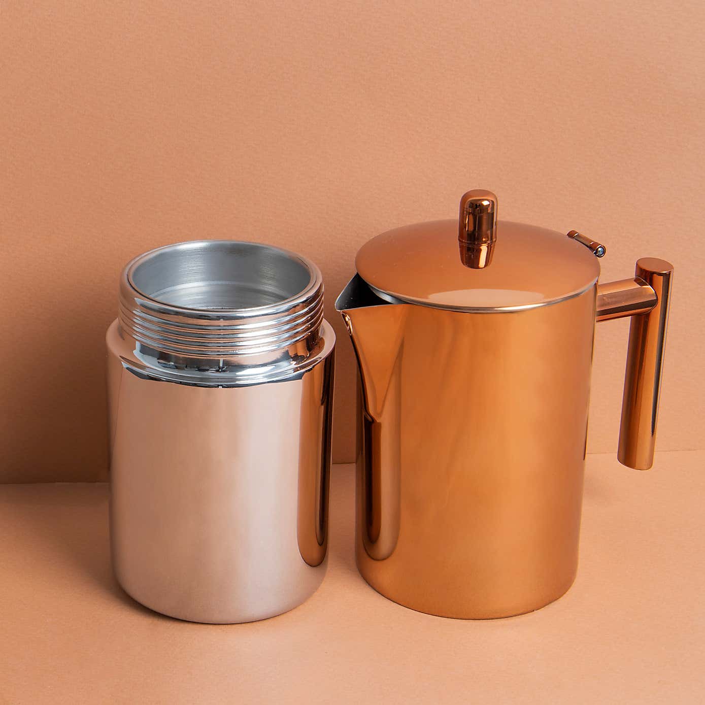 La Cafetiere Copper 600ml Espresso Cafetiere
