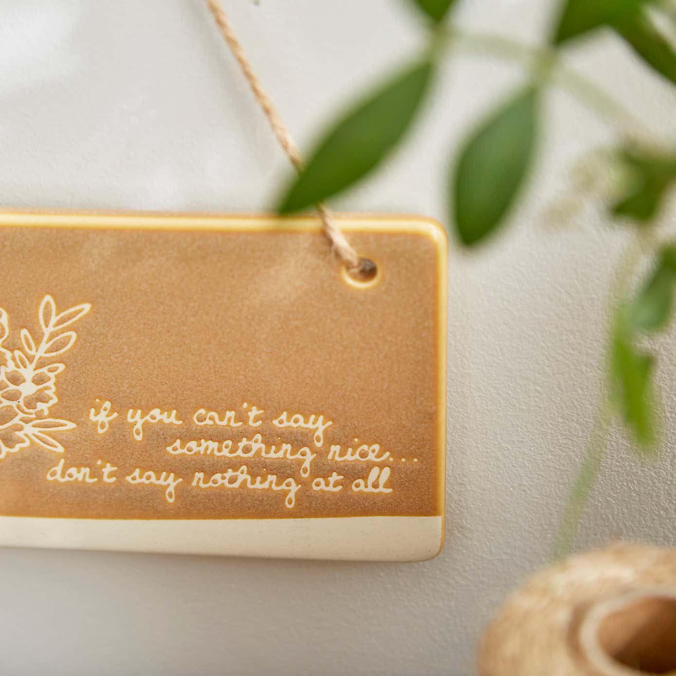 Disney Bambi Ceramic Hanging Plaque