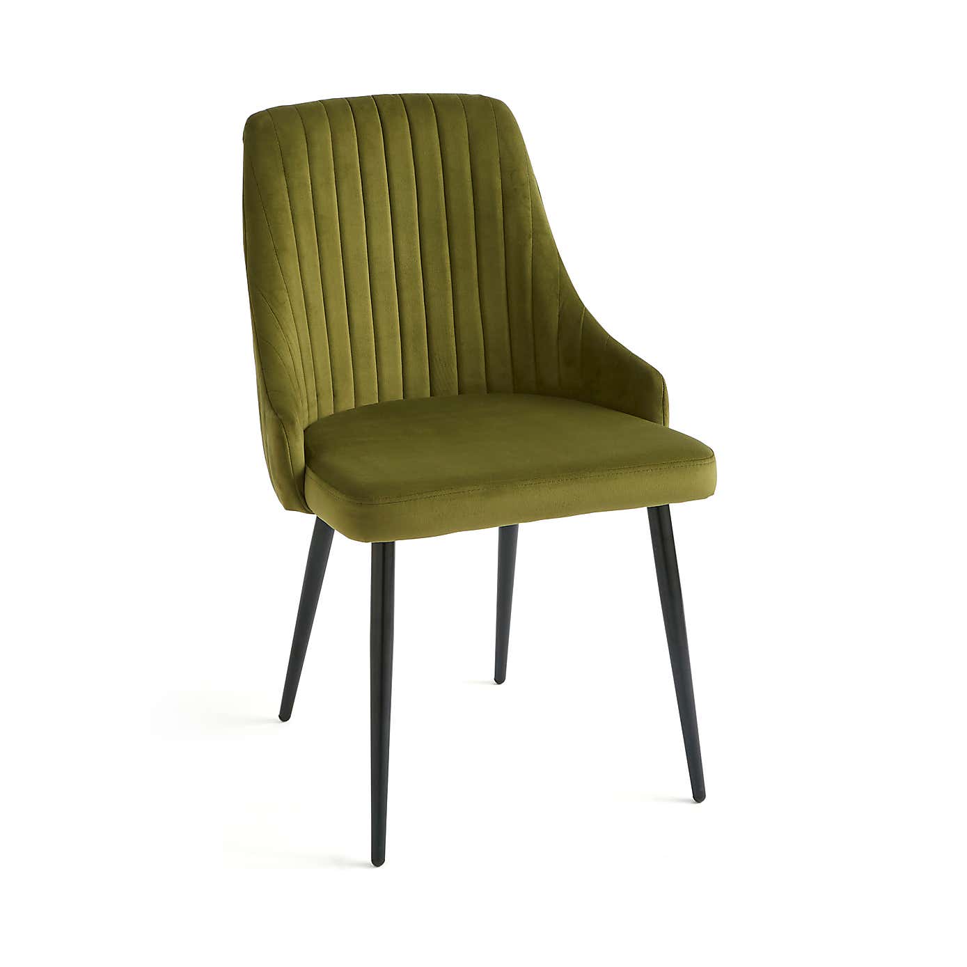 Shea Set of 2 Dining Chairs, Velvet