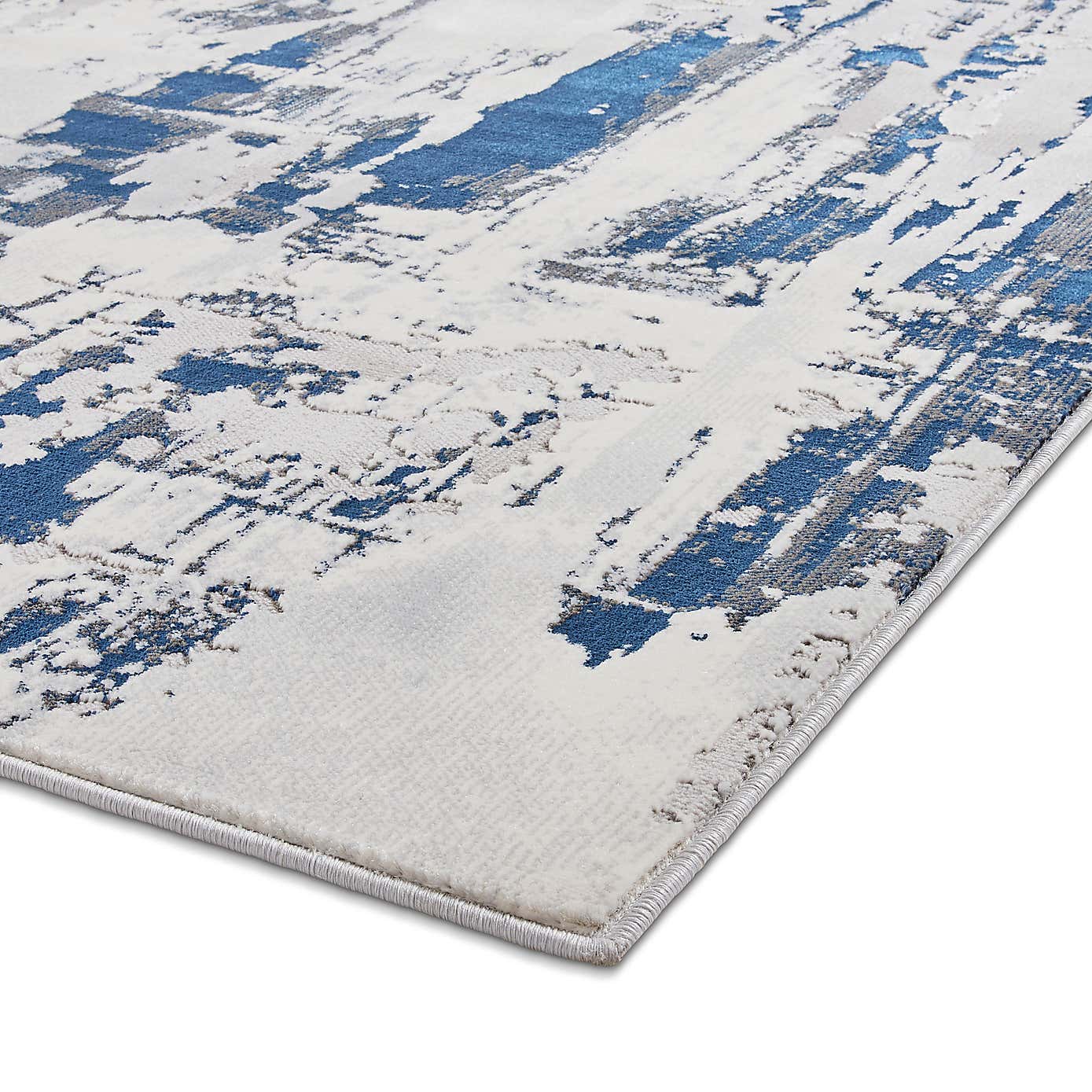 Apollo Marble Effect Washable Rug