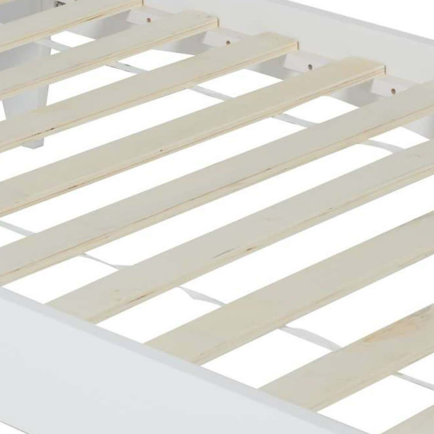 Belford Wooden Bed Frame, White